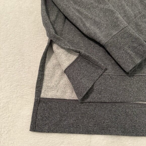 Calvin Klein Performance Crop Pullover Sweatshirt Cowl Neck Womens Small Grey - Picture 5 of 11